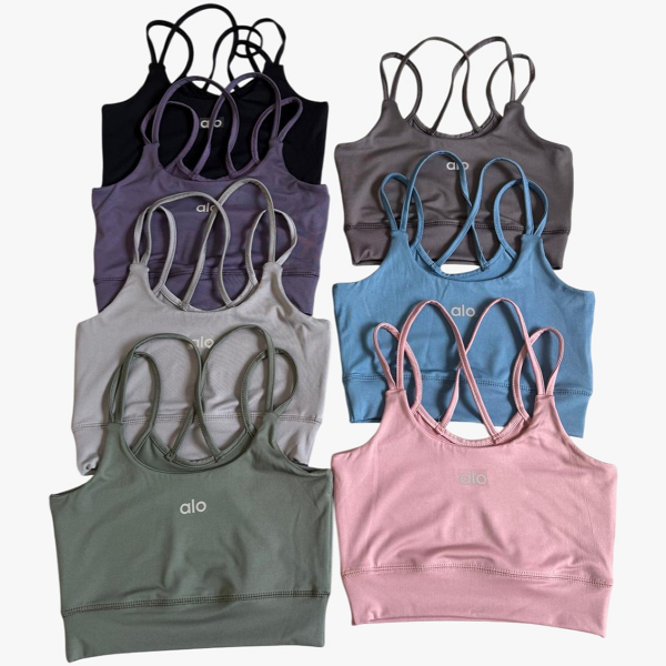 Producto - Top Deportivo Alo Mujer Bretel Doble Tira Varios Colores