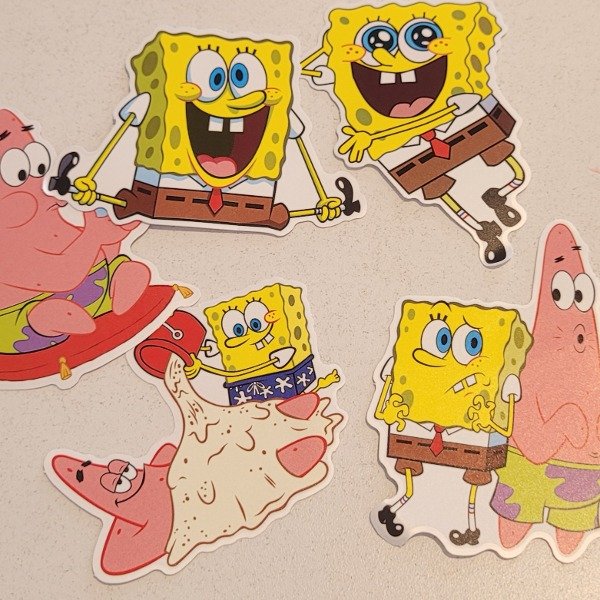 Producto - sticker BOB ESPONJA surtidos x5u