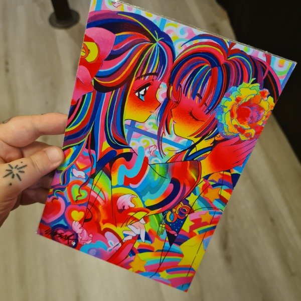 Producto - Print A5 Sakura y Tomoyo