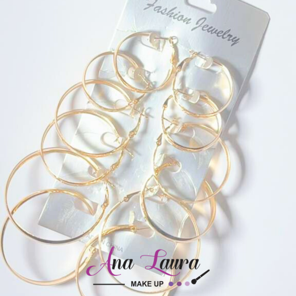 Producto - Pack de 6 pares argollas