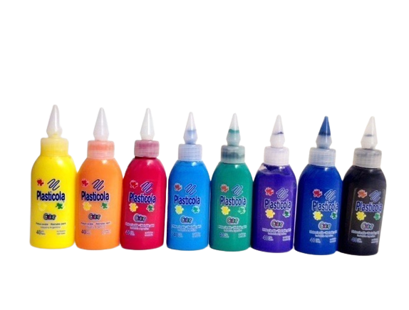 Producto - Adhesivo Vinilico Color Plásticola Color 40 Grs
