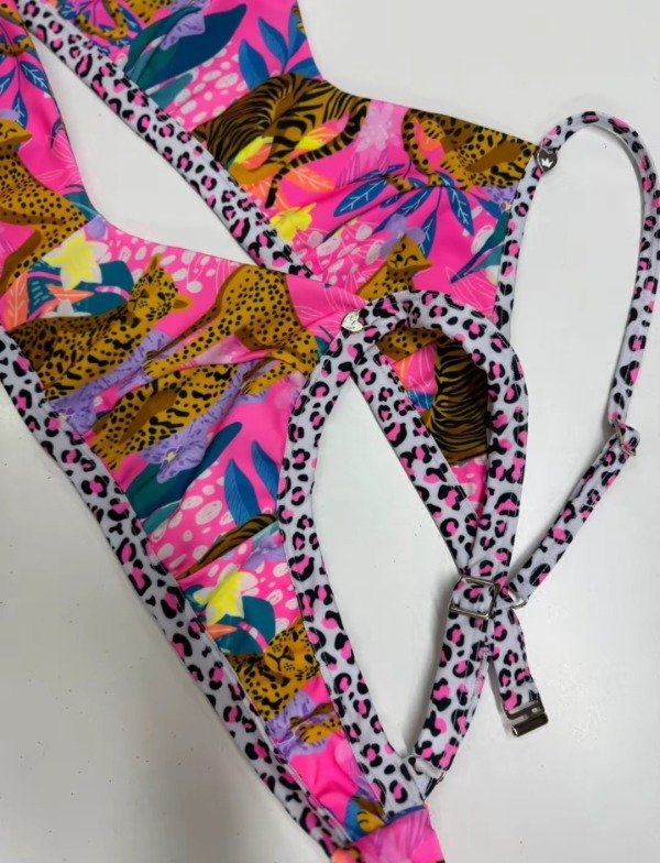 Producto - Top neon leopardo fdo pink