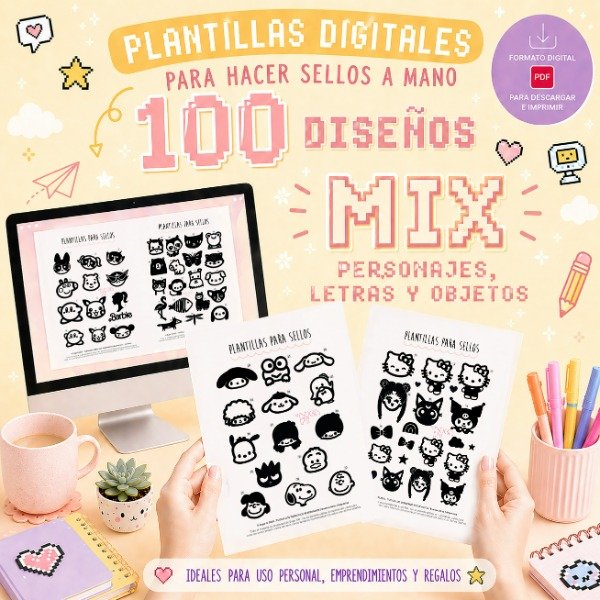 Producto - Plantillas 100 Mix de diseños