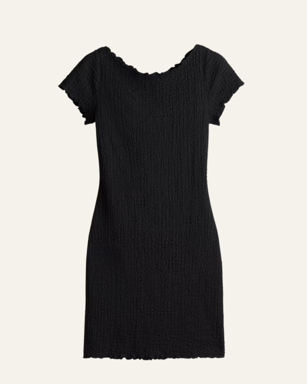 Producto - Vestido HYM Mujer Texturado Negro