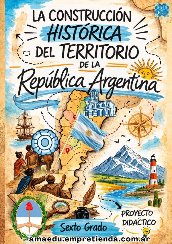 Producto - La construcción histórica del territorio argentino (Sociales, Sexto Grado)