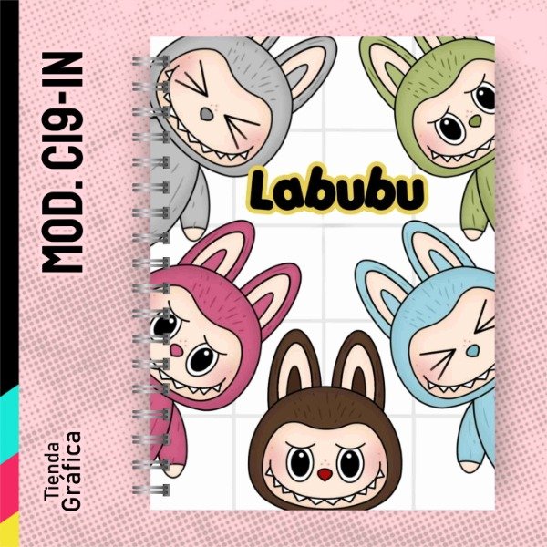 Producto - Cuaderno C19- IN  - Labubu