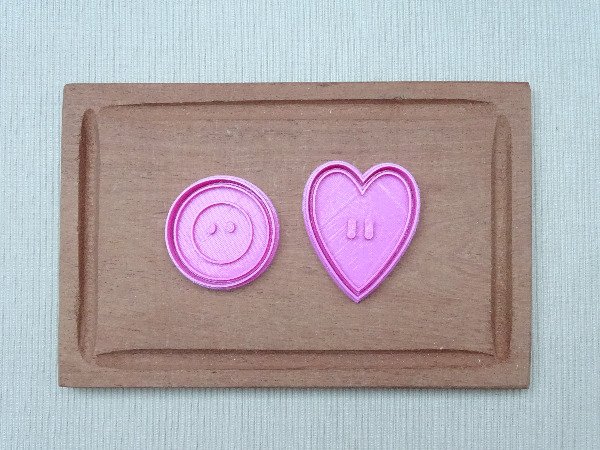 Producto - Botones corazon y redondo