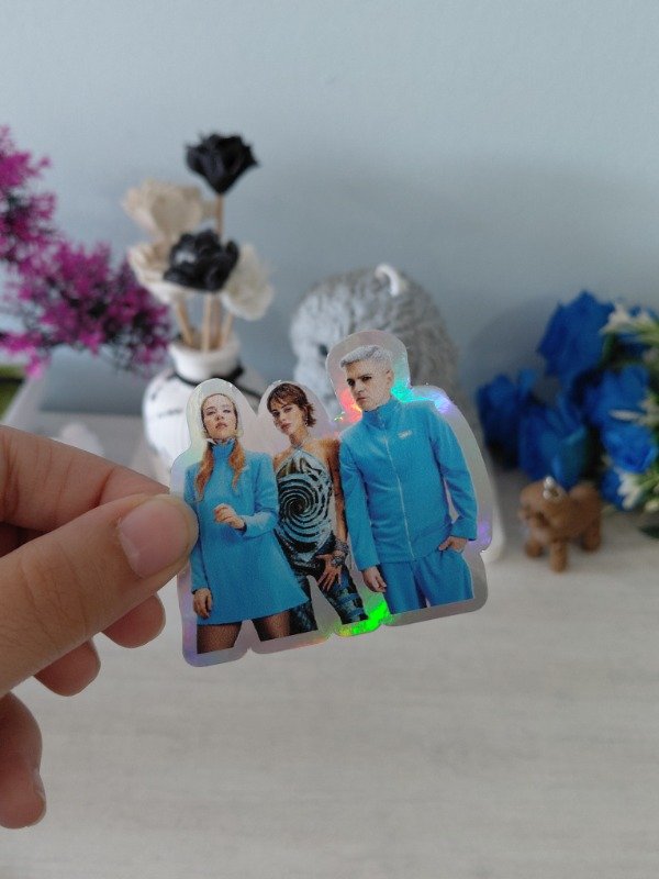 Producto - Stickers holográficos - Colección "Miranda!" 0108 - Junto a Tini