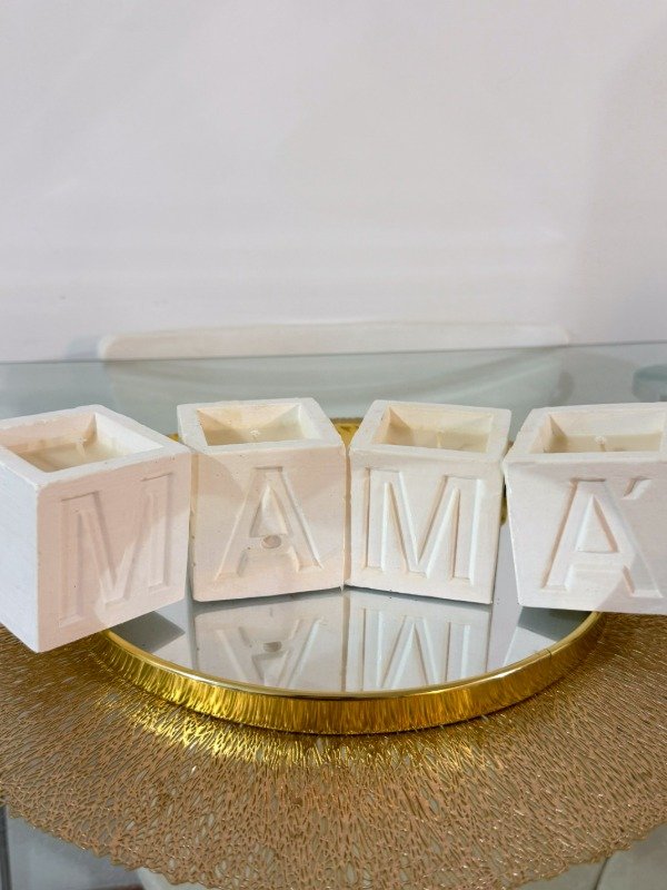 Producto - Set x4 velas MAMA NARANJA
