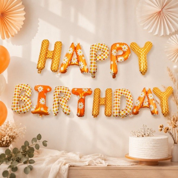 Producto - SET LETRAS HAPPY BIRTHDAY MARGARITAS - 1