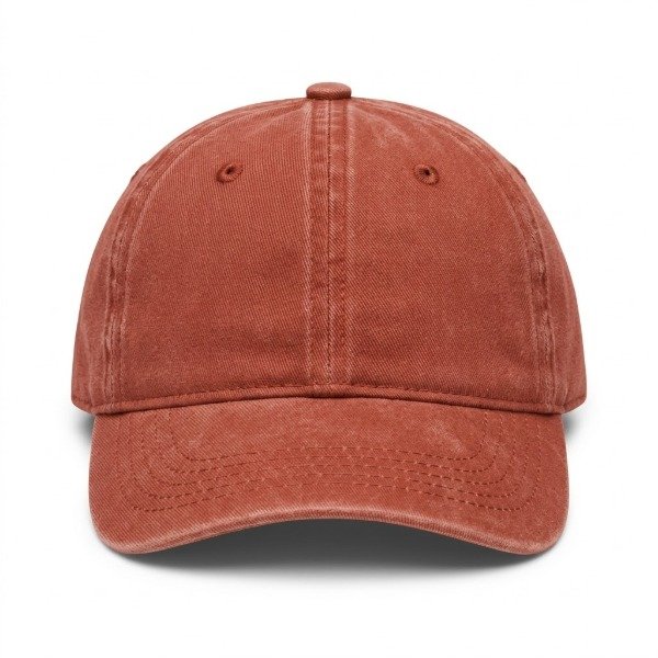 Producto - gorra lisa infantil color salmon desgastada vintage regulable