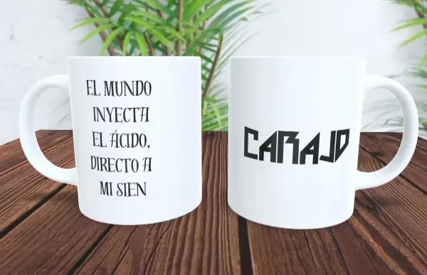 Producto - Taza - Carajo frase 3