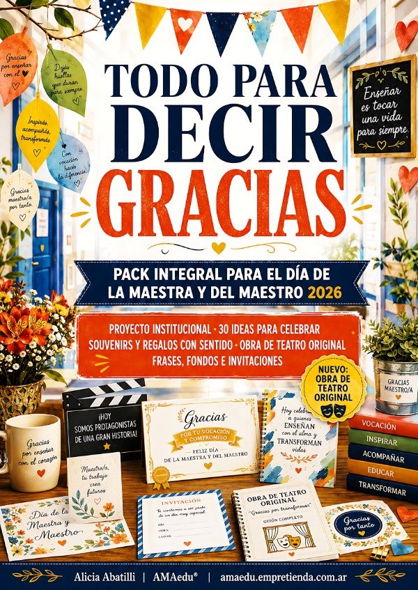 Producto - Pack CELEBRACIÓN MAESTRAS Y MAESTROS - 11 de Septiembre