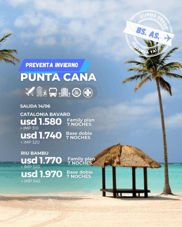 Producto - PUNTA CANA INVIERNO