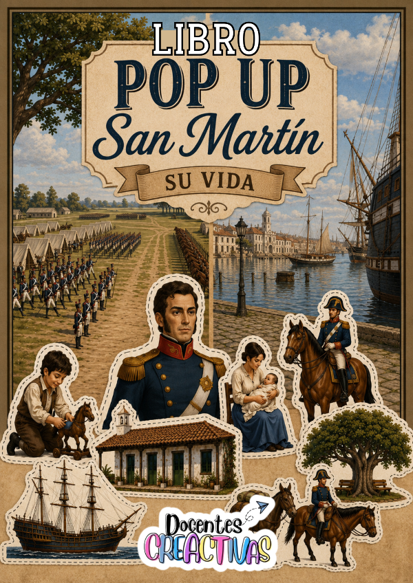 Producto - Libro pop up- San Martin