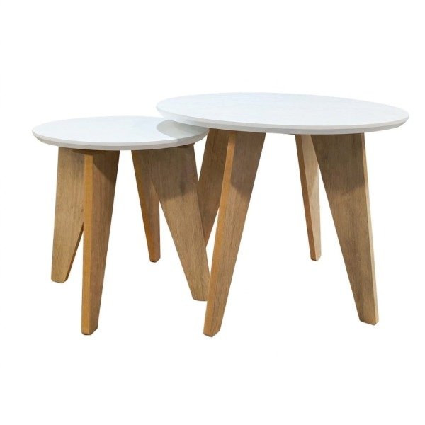 Producto - Combo Mesas Blanco x2