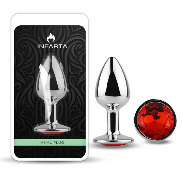 Producto - Anal Plug Eros Metal Medium Red