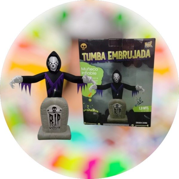 Producto - INFLABLE HALLOWEEN TUMBA EMBRUJADA