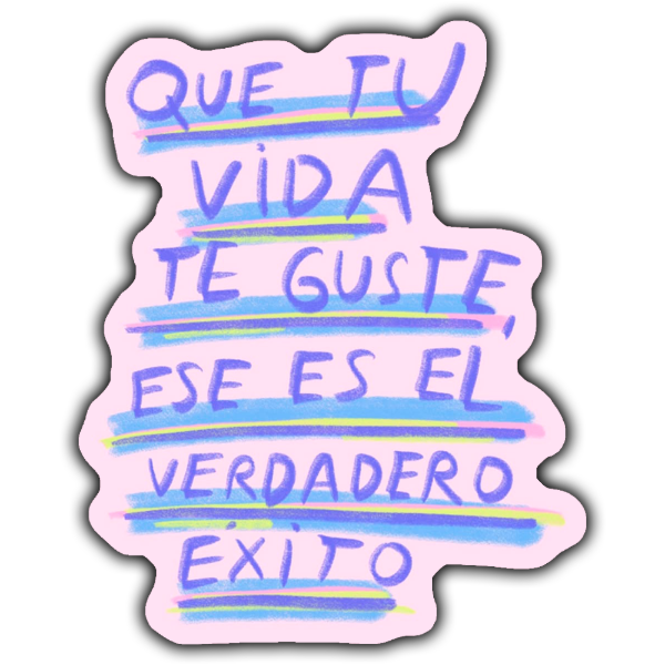Producto - Sticker Imantado Frases 75 8x10cm