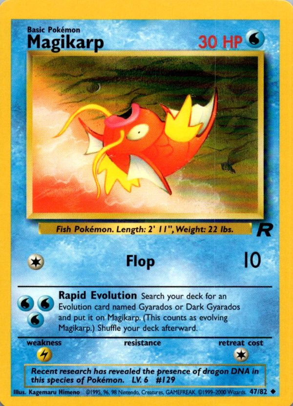 Producto - Magikarp 47/82 Team Rocket Unlimited