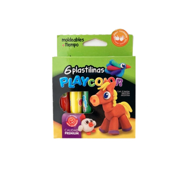 Producto - PLASTILINA PLAYCOLOR x 6
