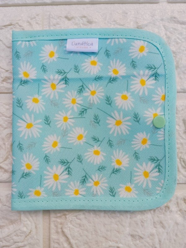 Producto - Mini Estuche Sobre Margaritas Verde