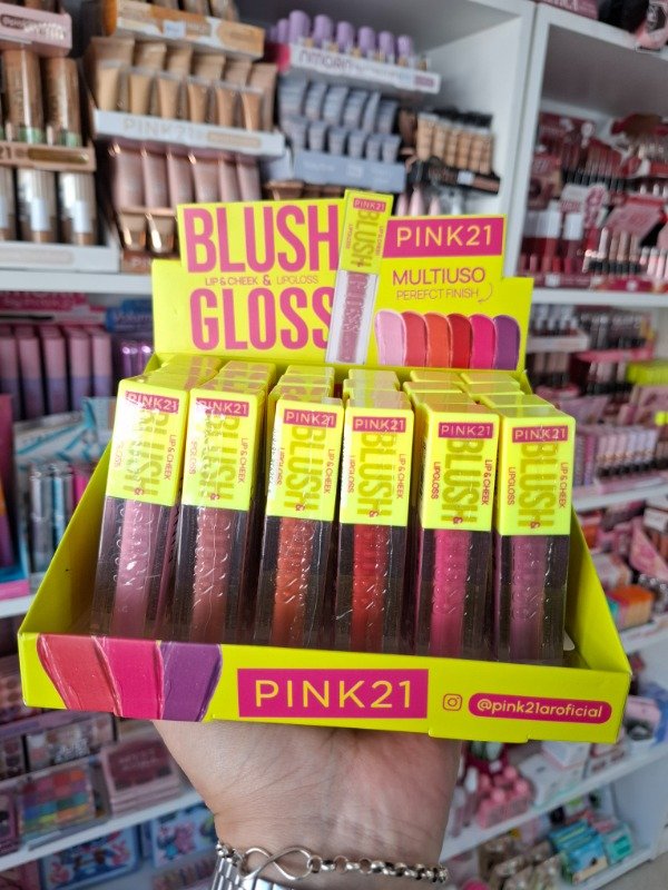 Producto - Lip gloss y rubor blush MULTIUSO PINK 21