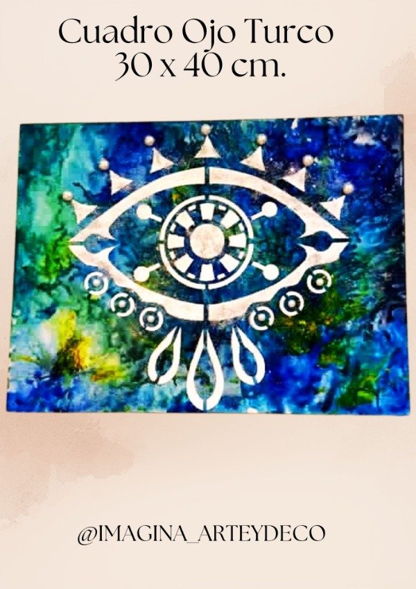 Producto - Cuadro Decorativo Ojo Turco