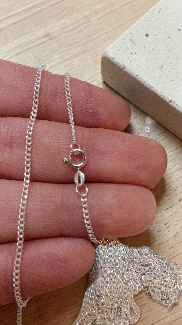 Producto - Cadena de Plata Grumet mediana