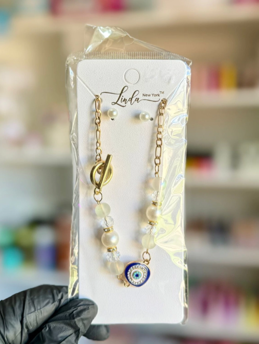 Producto - Cadenita ojo turco + aros