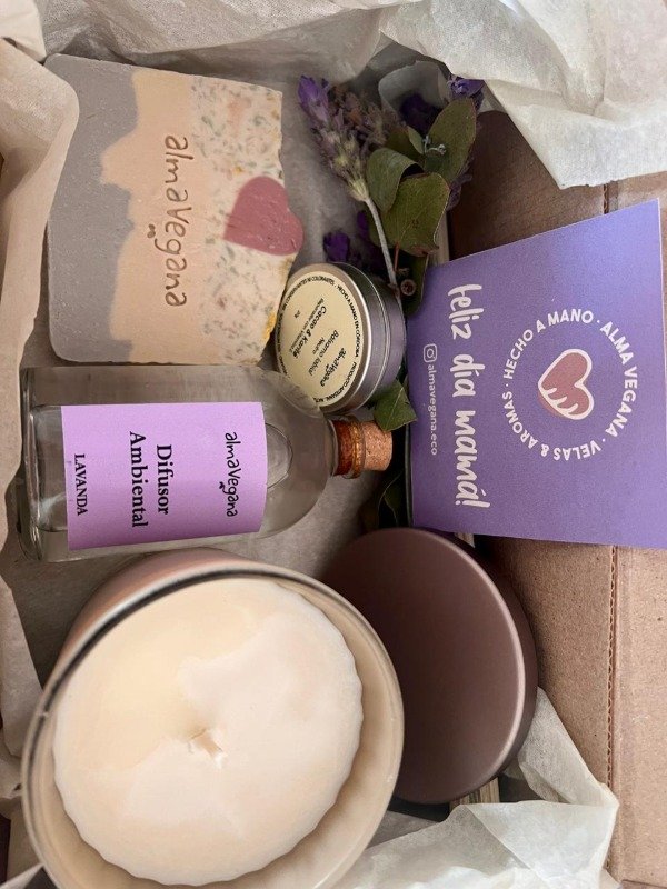 Producto - Box regalo Difu (con vela soja Cairo)