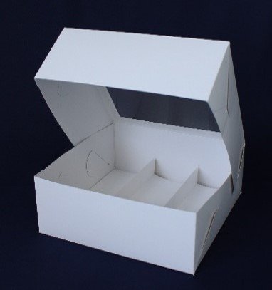 Producto - Degustación con 3 divisor 22x22x9