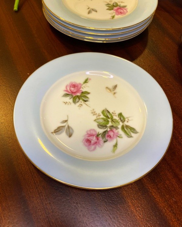 Producto - Platos X 5 De Pan O Postre Rc Japan Antiguos 16cm