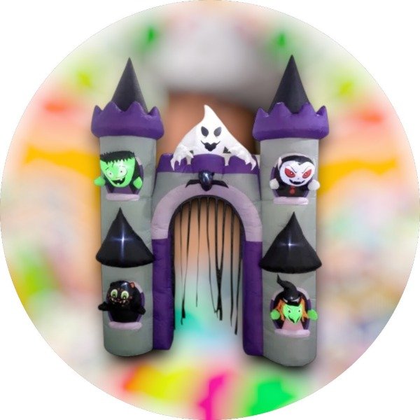 Producto - INFLABLE HALLOWEEN CASTILLO EMBRUJADO