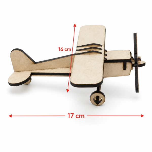 Producto - Souvenir Avion 3d Para Armar Y Pintar - 2