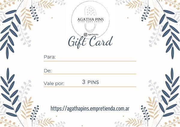 Producto - Gift Card x1 x3 x5 x10