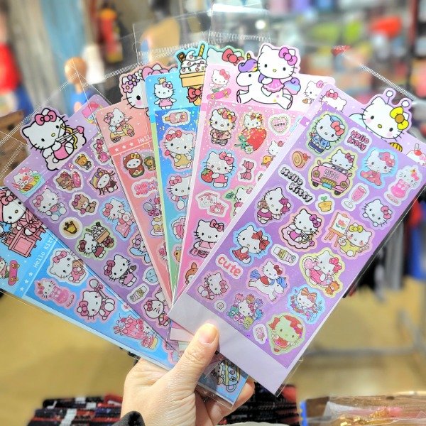 Producto - PLANCHA DE STICKERS HELLO KITTY