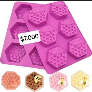 Producto - Molde silicona 6 jabones abejas