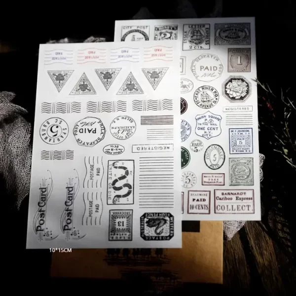 Producto - Stickers TRANSFER - Sellos postales y etiquetas