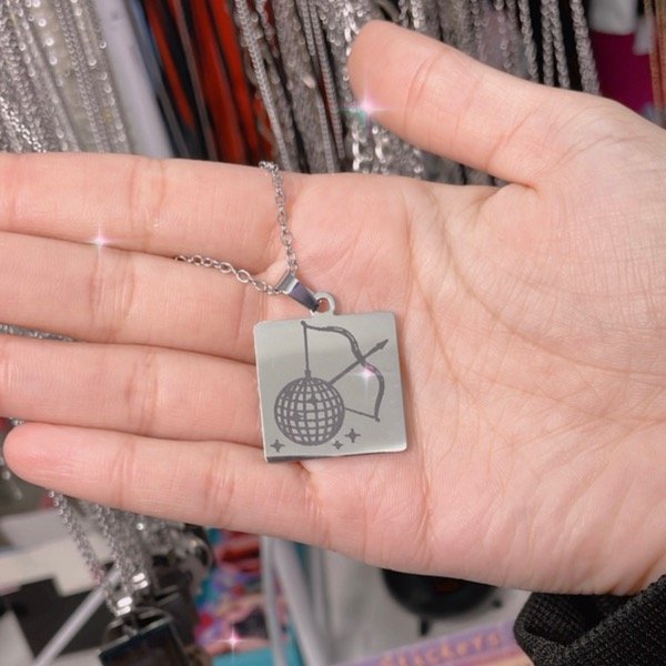 Collar Mirrorball Archer FULL ACERO Luna Plena