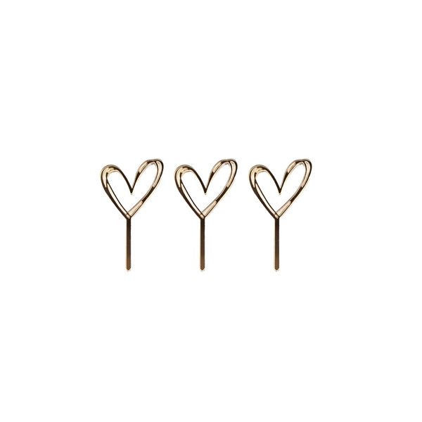 Producto - Cup Cake Toppers Corazón Hand Made x3