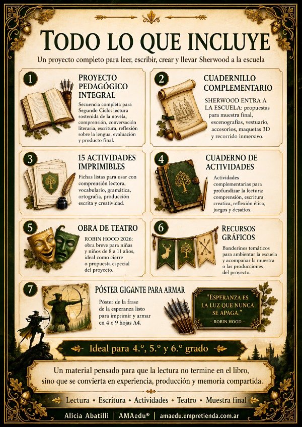 Producto - Lectura LA LEYENDA DE ROBIN HOOD (Segundo Ciclo) - 1