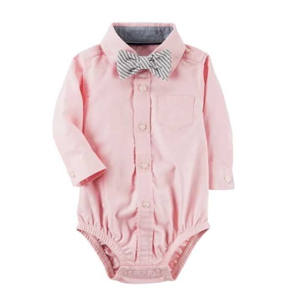 Producto - CARTERS - Body camisero rosa 6 meses nuevo (SIN MOÑO)
