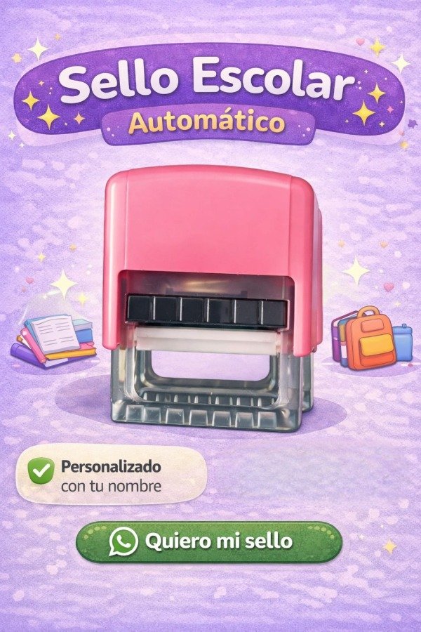 Producto - Sello escolar automático