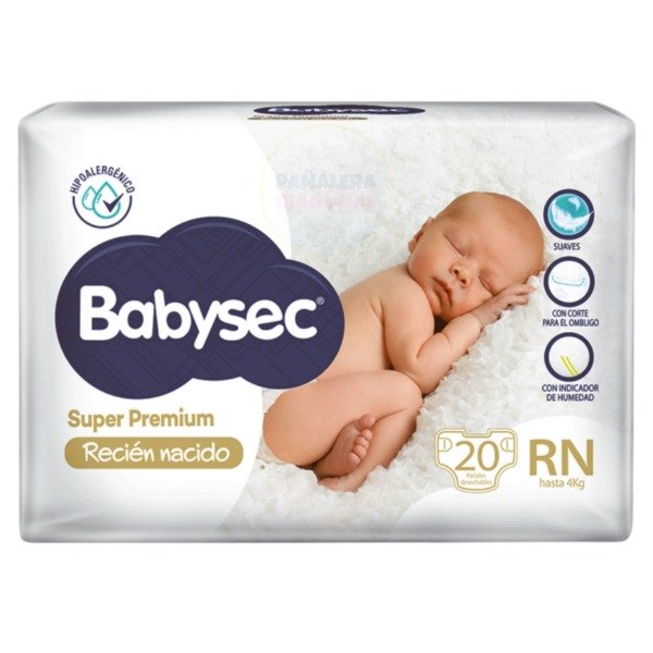 Producto - Pañales Babysec SuperPremium RN20