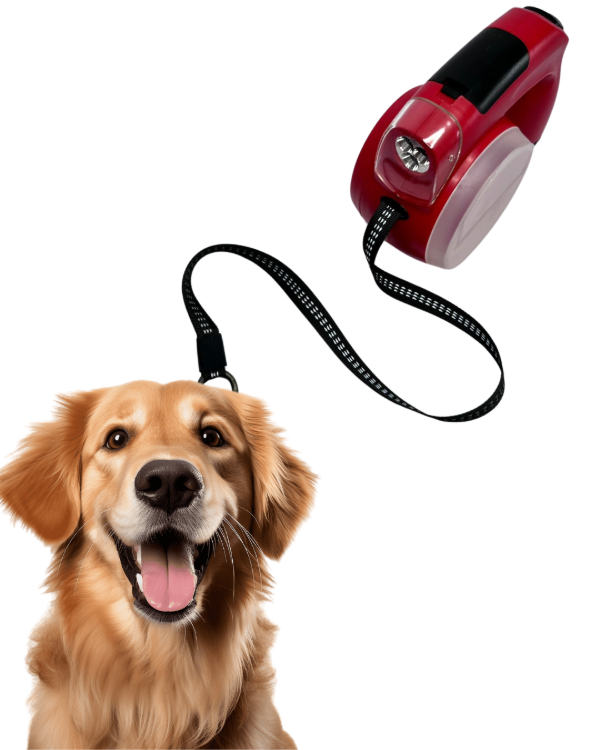 Producto - Correa Retráctil para mascotas 5 en 1