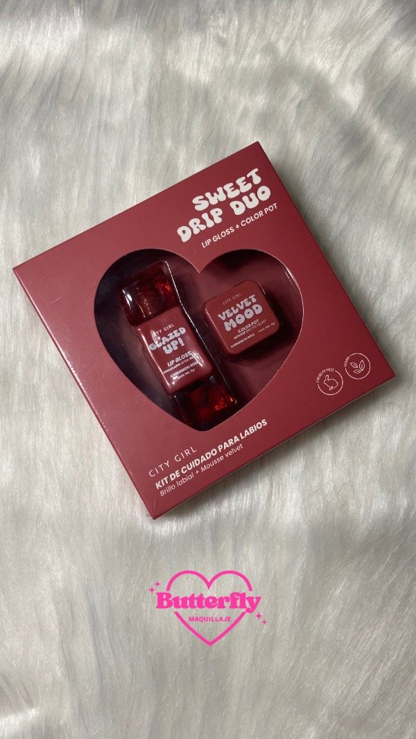 Producto - KIT DE CUIDADO PARA LABIOS Brillo labial + Mousse velvet