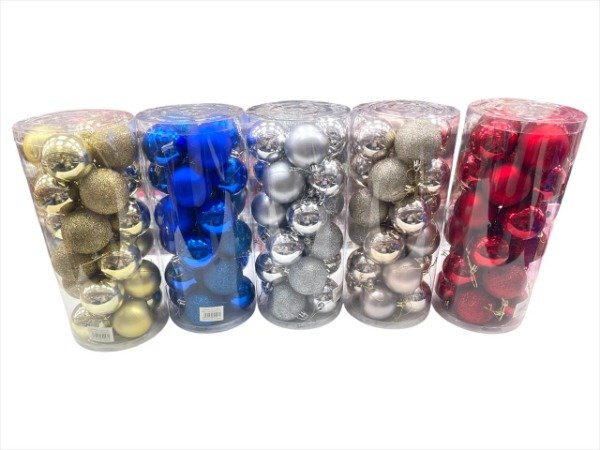 Producto - BOLAS NAVIDAD 6CM .24P ZY624