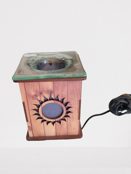 Producto - Lampara con base de madera