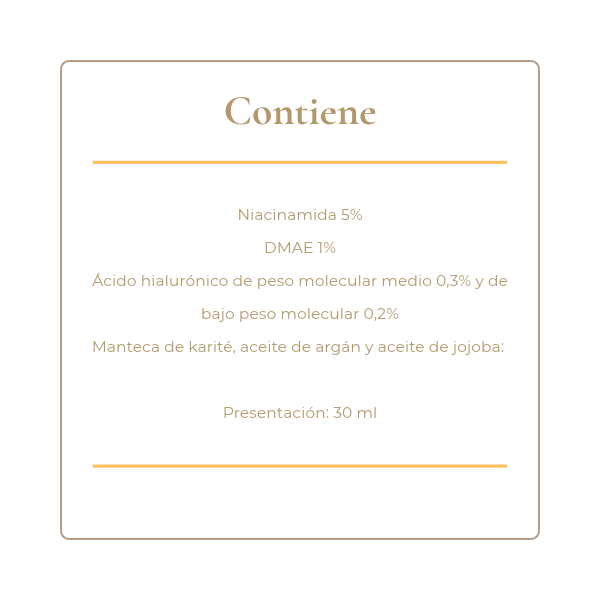 Producto - Crema facial nutritiva con DMAE y niacinamida al 5 - 3